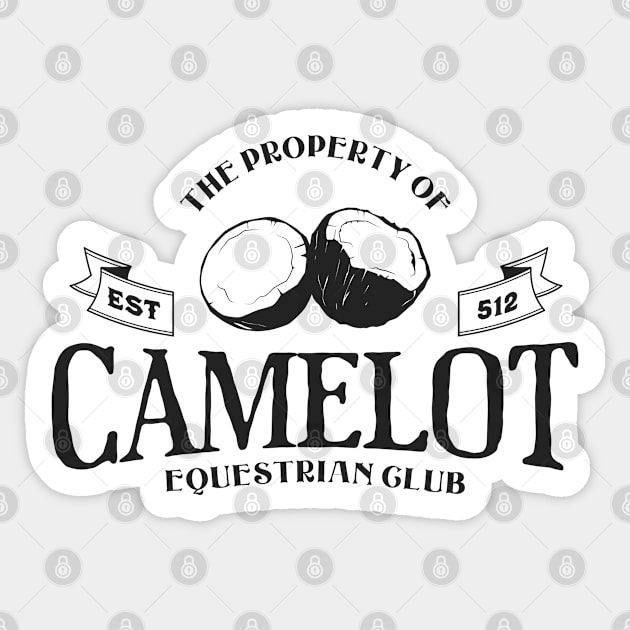 Property Of Camelot Equestrian Club Sticker by Three Meat Curry